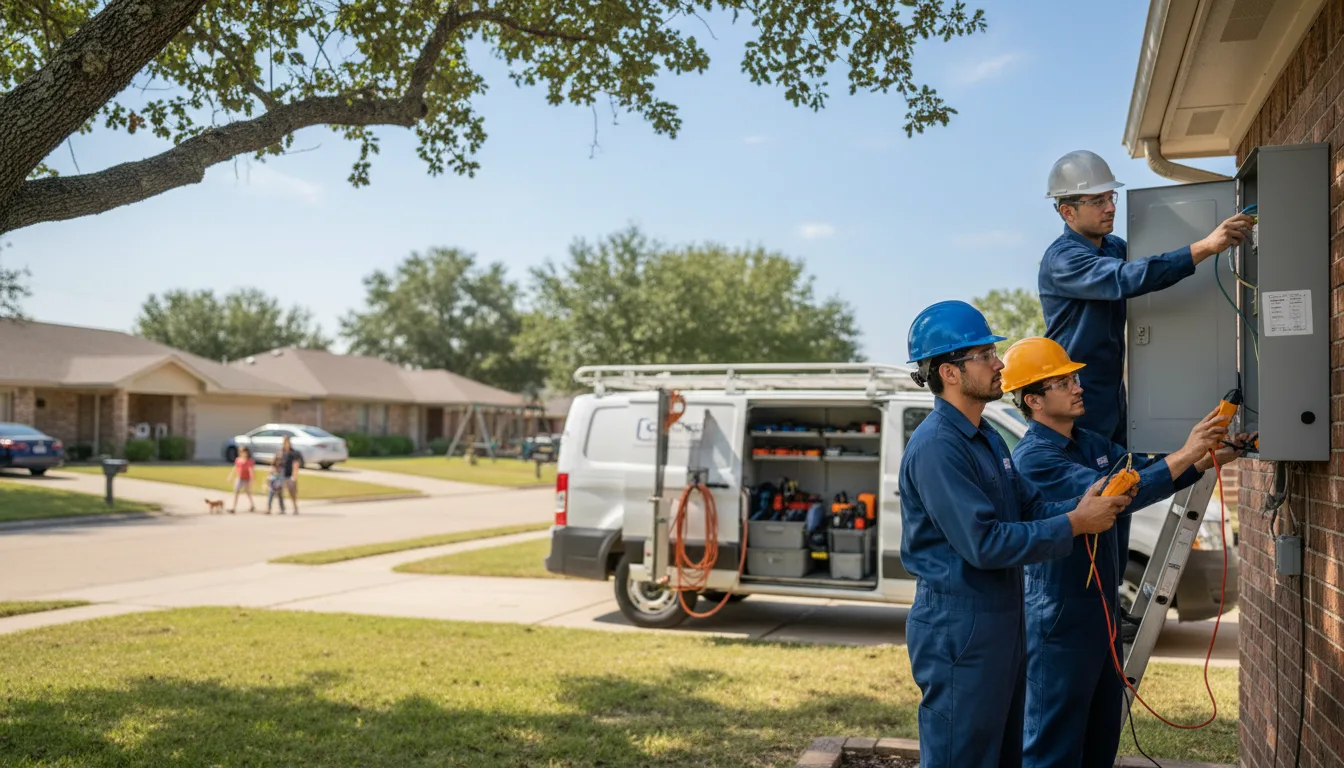 Certified electrician providing emergency electrical services in Murdock, KS
